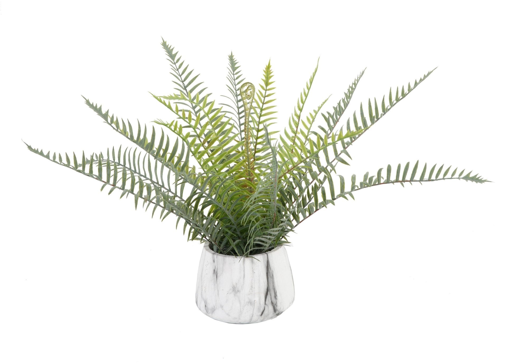Helecho En Macetero Marmol (35 Cm)