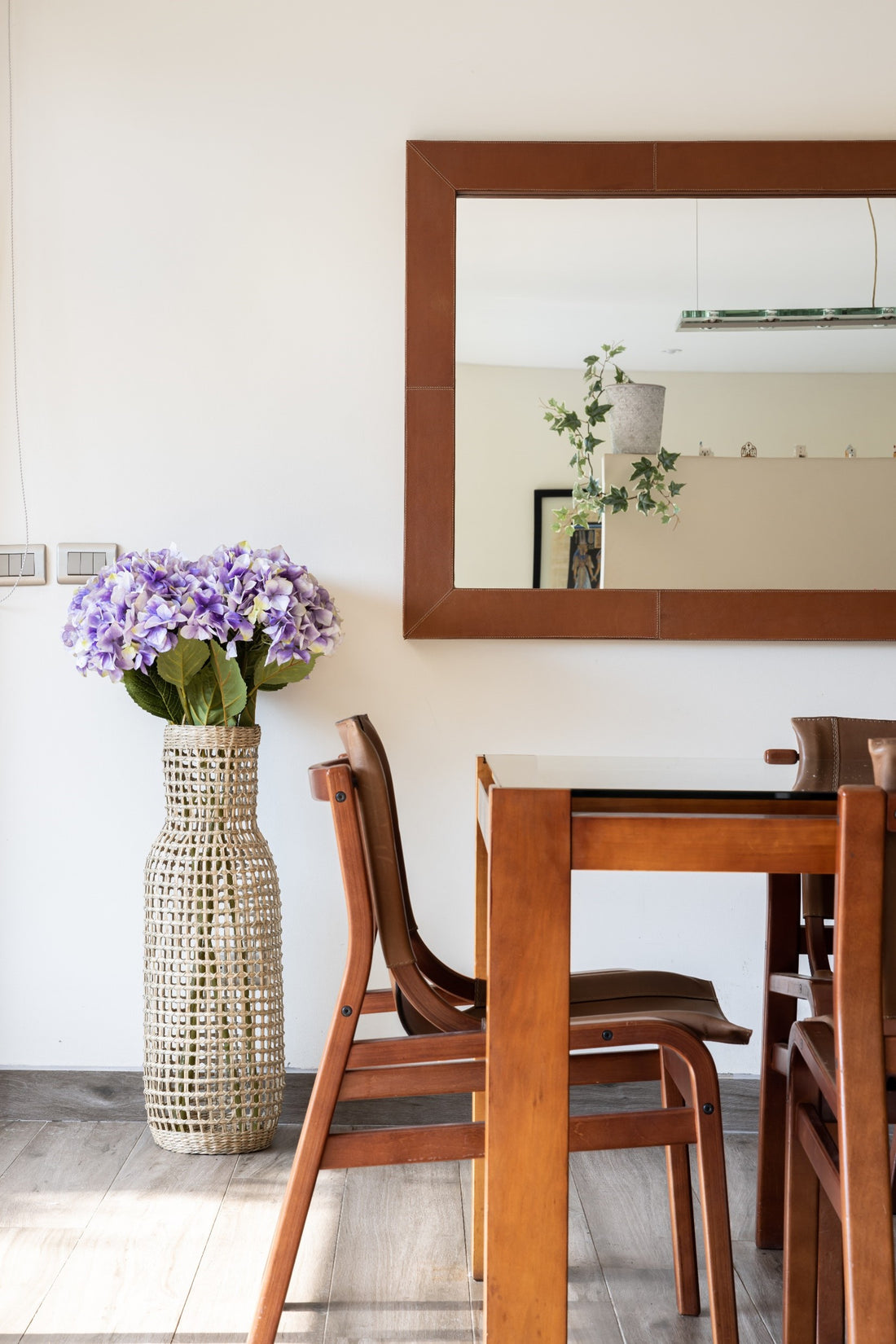 Hortensia Morada Artificial