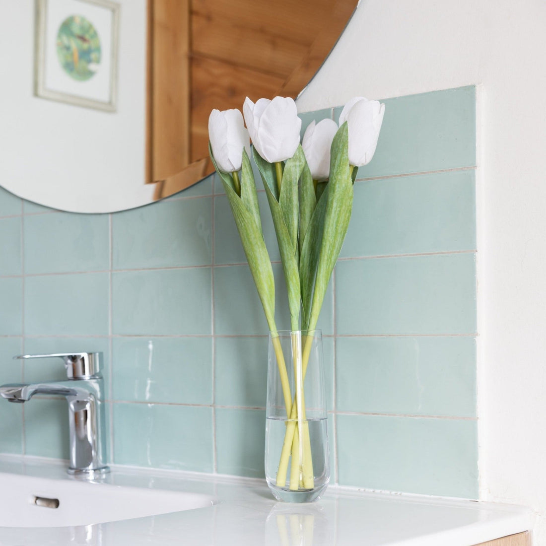 Tulipan Blanco Artificial