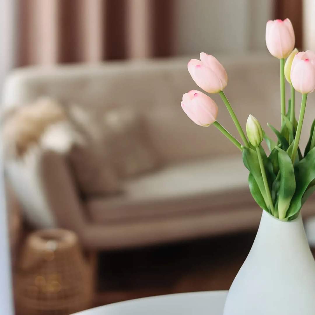 Ramo Tulipanes Rosados artificiales